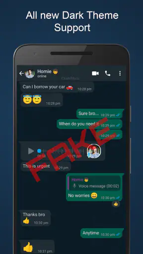Fake Chat ChatsMock Text Prank screenshot