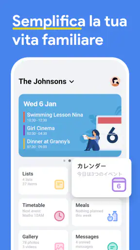 FamilyWall - Organizzatore screenshot