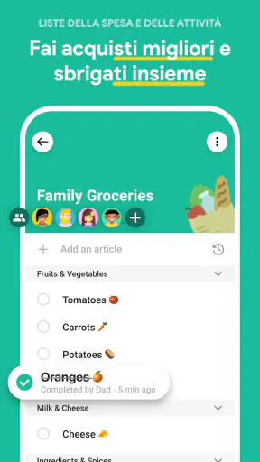 FamilyWall - Organizzatore screenshot