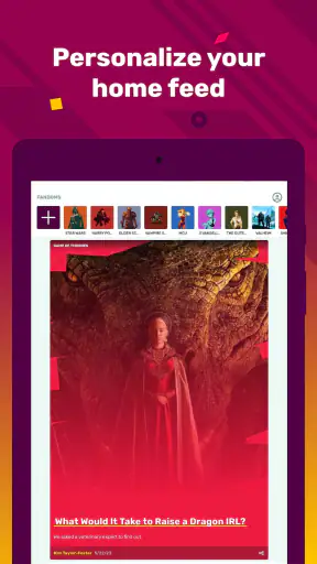 Fandom screenshot