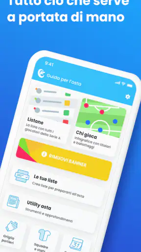 Fantacalcio ® Guida per l'asta screenshot