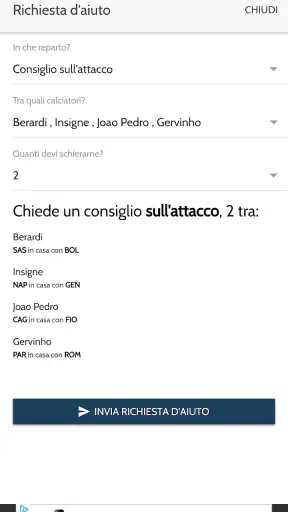 FantaFormazione screenshot