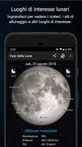 Fasi della Luna screenshot