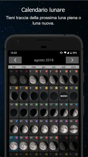 Fasi della Luna screenshot