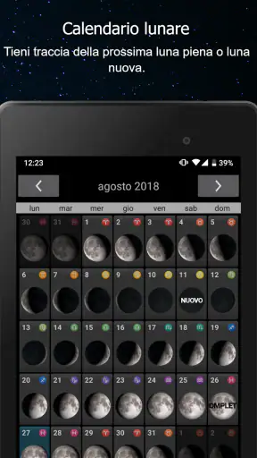 Fasi della Luna screenshot