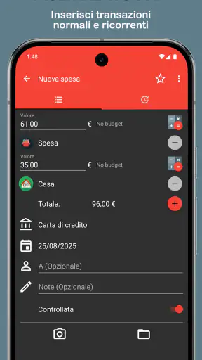 Fast Budget - Gestione Spese screenshot