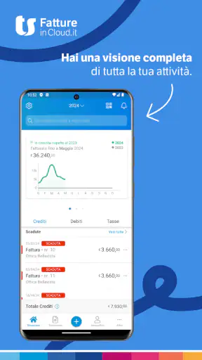 Fatture in Cloud screenshot