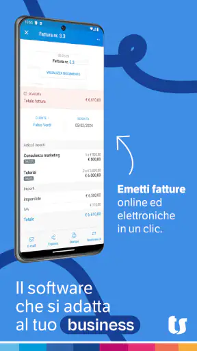 Fatture in Cloud screenshot