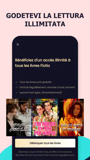 Fictio - Romanzi in italiano screenshot