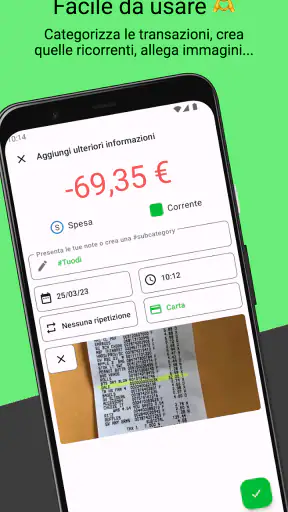 Financiator gestione di spese screenshot