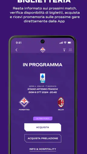 Fiorentina Official App screenshot