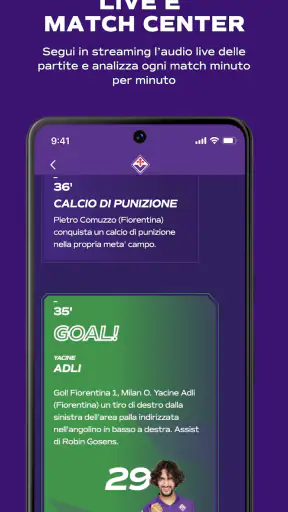 Fiorentina Official App screenshot