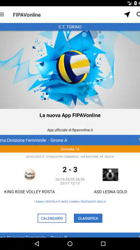 FIPAVonline screenshot