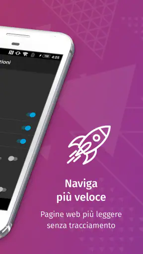 Firefox Focus: il browser screenshot
