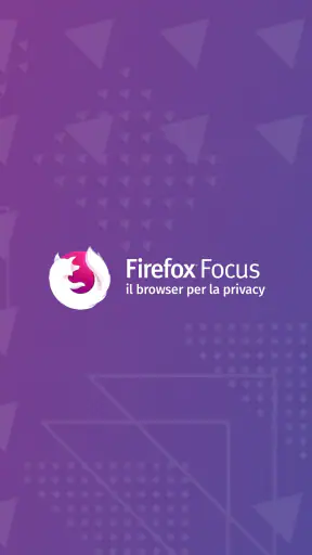 Firefox Focus: il browser screenshot