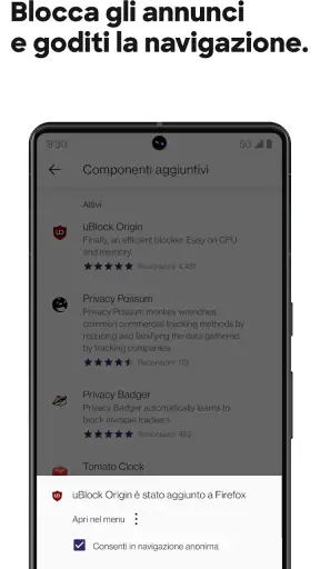 Firefox: il browser riservato screenshot
