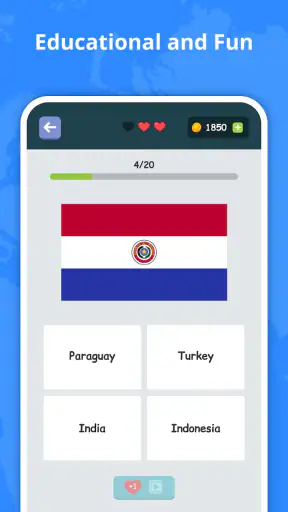 Flags of Countries: Quiz Game screenshot