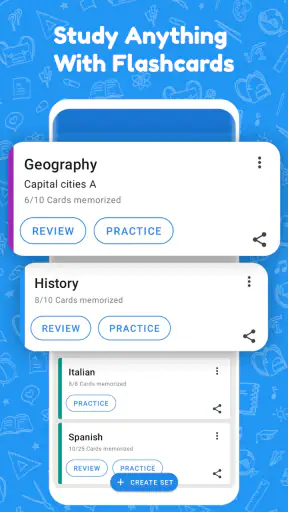 Flashcards screenshot