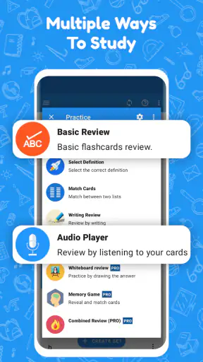 Flashcards screenshot