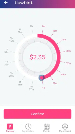 Flowbird parking screenshot