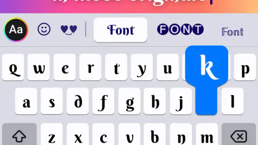 Fonts emoji Tastiera Carattere screenshot