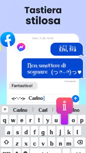 Fonts emoji Tastiera Carattere screenshot
