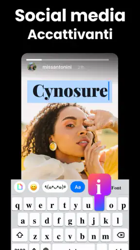 Fonts emoji Tastiera Carattere screenshot
