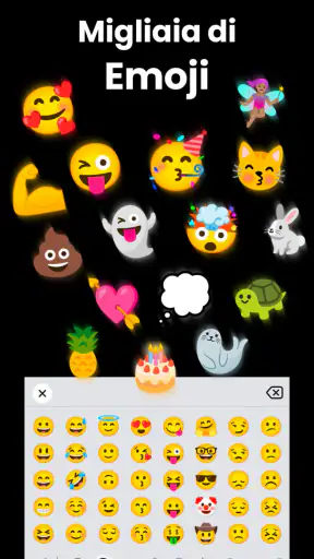Fonts emoji Tastiera Carattere screenshot