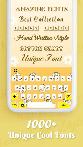 FontsApp: FancyKeyboard widget screenshot
