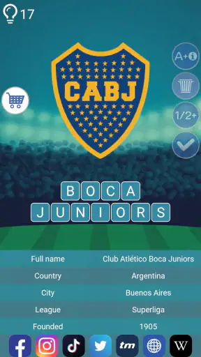 Football Clubs Logo Quiz Game screenshot
