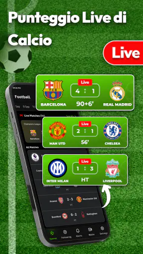 Football Live Scores & Match screenshot