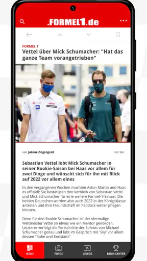Formel1.de screenshot