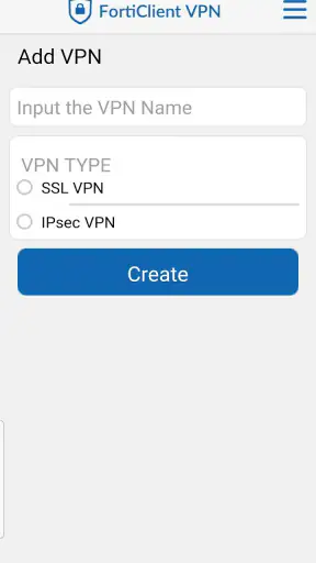 FortiClient VPN screenshot