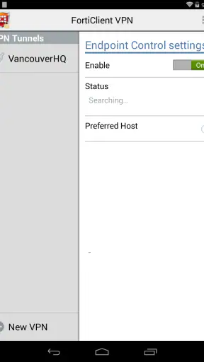 FortiClient VPN screenshot