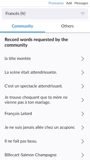 Forvo Pronunciation Guide screenshot