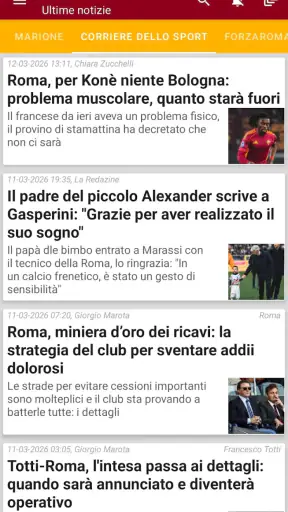 Forza Roma News screenshot