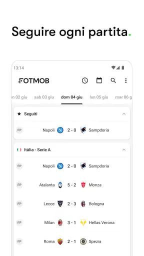 FotMob - Calcio risultati screenshot