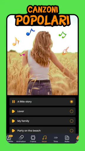 Foto video creatore musica screenshot