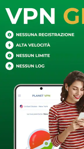 Free VPN gratuito - Planet VPN screenshot
