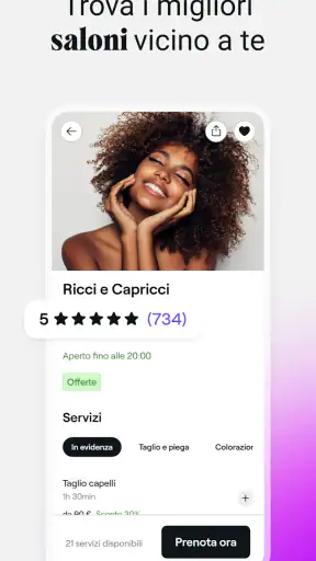 Fresha per i clienti screenshot