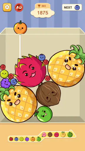 Fruit Merge: Juicy Drop Game screenshot