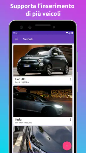Fuelio: prezzi benzina, costi screenshot