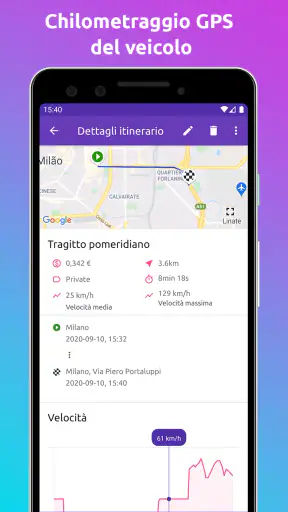 Fuelio: prezzi benzina, costi screenshot