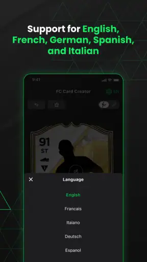 FUT 25 Card Creator screenshot
