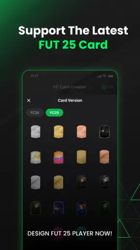FUT 25 Card Creator screenshot