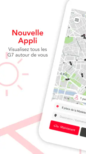 G7 TAXI Particulier - Paris screenshot
