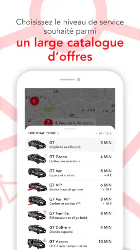 G7 TAXI Particulier - Paris screenshot