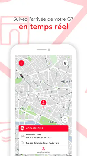 G7 TAXI Particulier - Paris screenshot