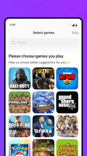 Gameram: Gaming social network screenshot