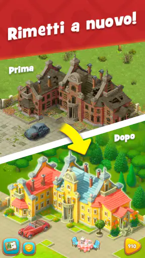 Gardenscapes screenshot